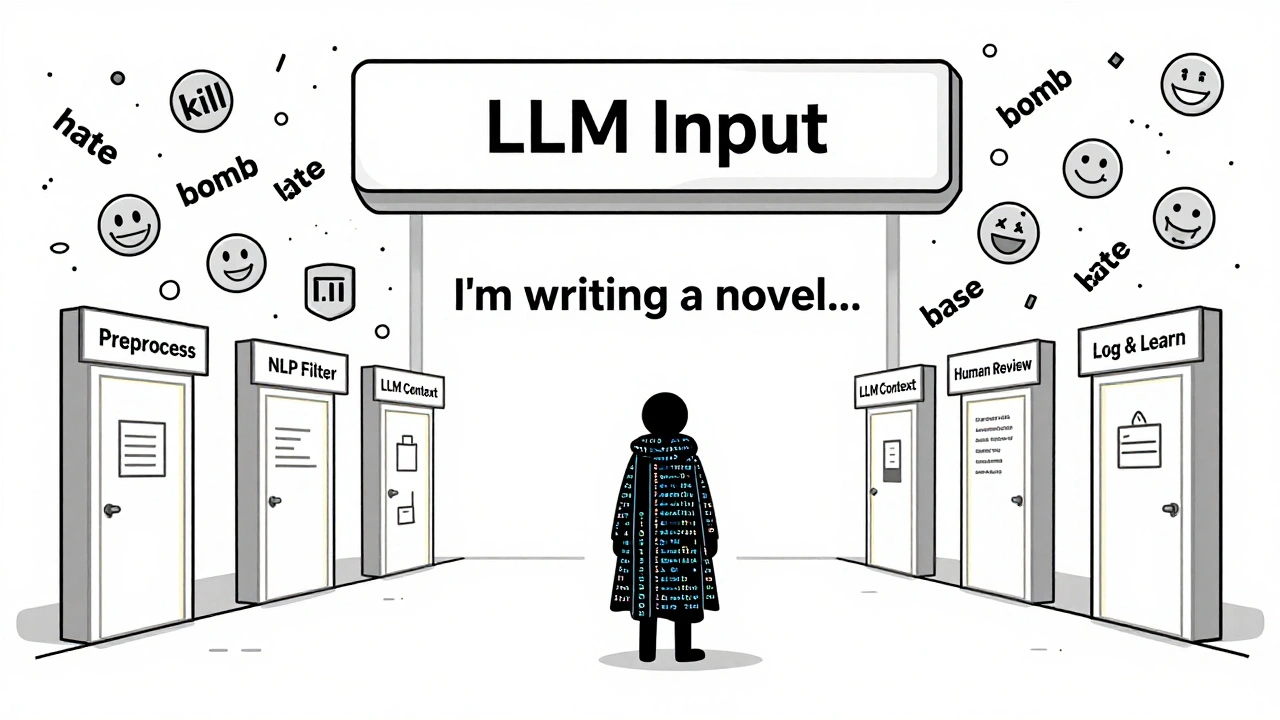 Content Moderation Pipelines for User-Generated Inputs to LLMs: How to Prevent Harmful Content in Real Time