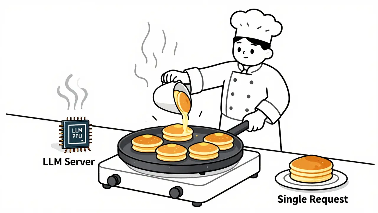 How to Choose Batch Sizes to Minimize Cost per Token in LLM Serving