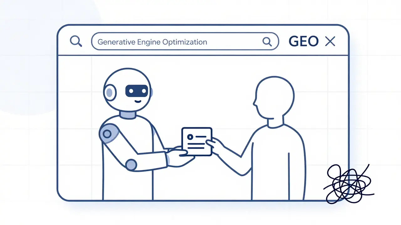 AI assistant recommending products via generative engine optimization