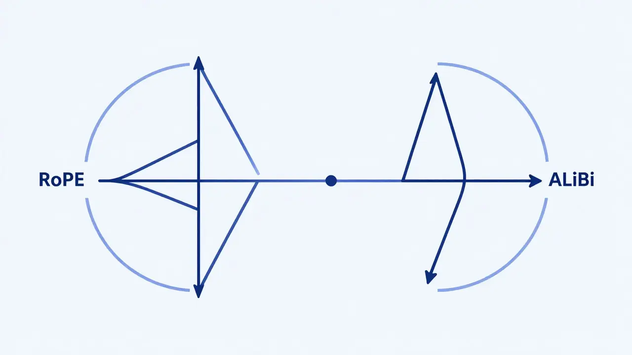 Abstract illustration of rotating vectors demonstrating relative position