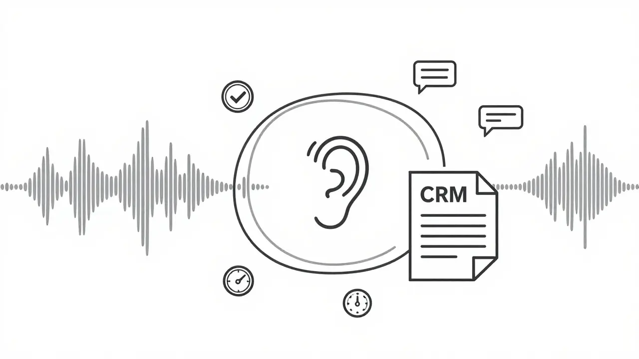AI converting call audio into structured summaries