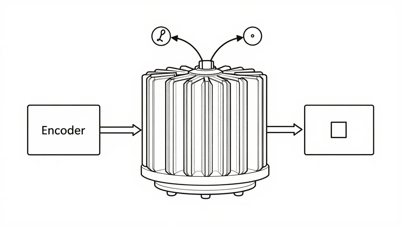 Hybrid AI model combining encoder module with decoder backbone
