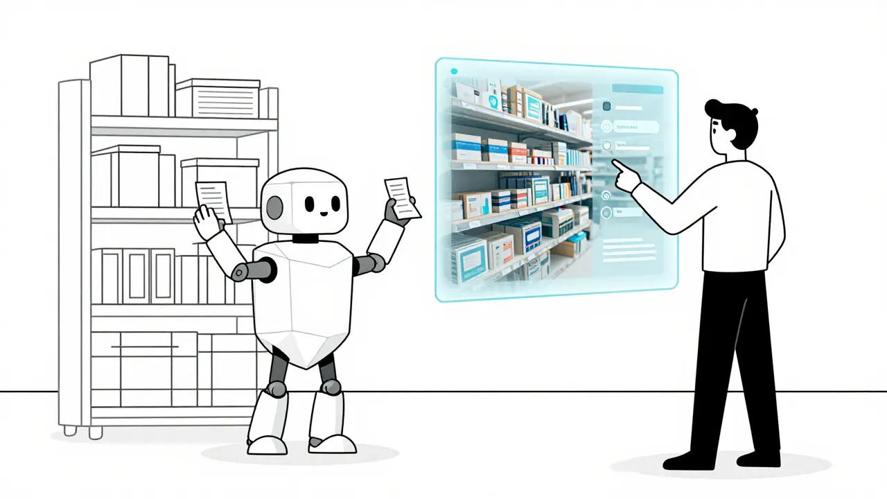 AI agent and human analyst collaborating on visual data verification