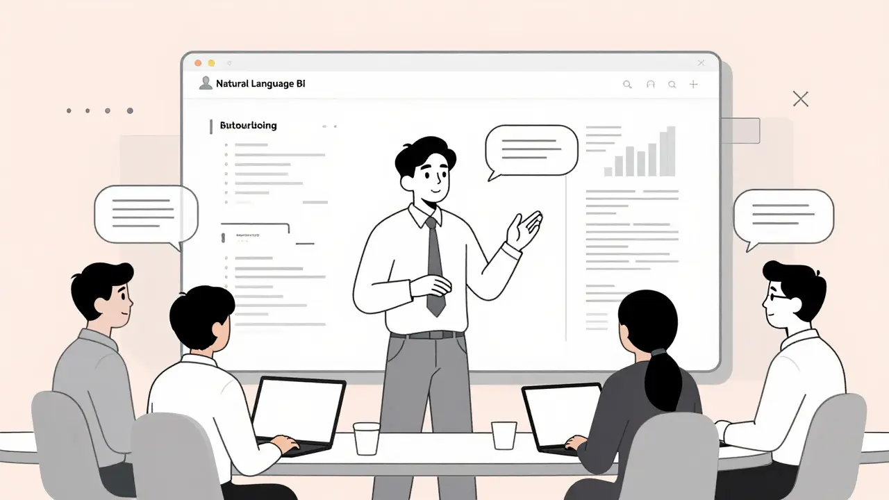 Analytics Teams Using Generative AI: Natural Language BI and Insight Narratives