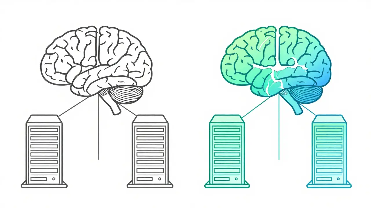 Comparison of redundant model replication versus efficient sharded data parallelism