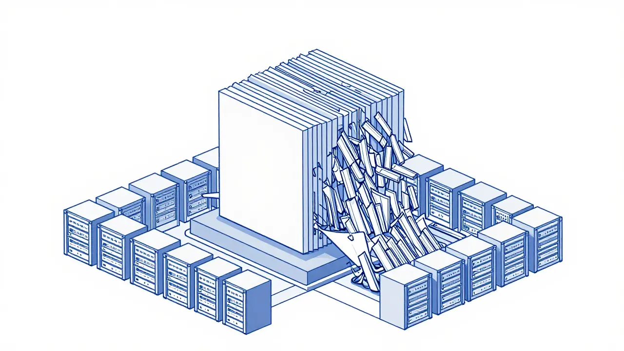 Efficient Sharding and Data Loading for Petabyte-Scale LLM Datasets