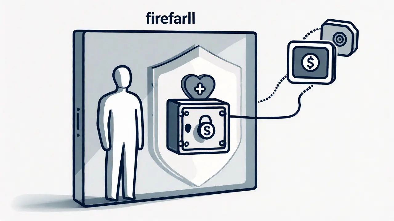 Illustration of data staying within a secure firewall boundary versus external APIs
